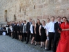 Gruppenbilder auf der Burg Abenberg.