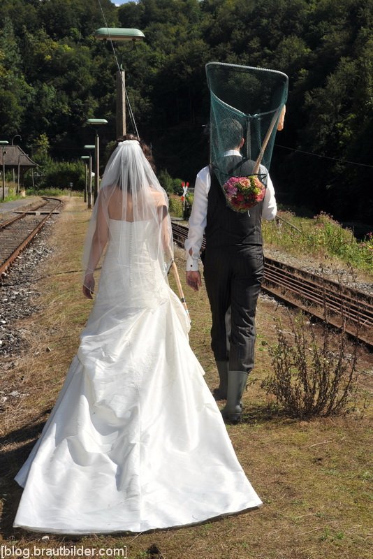 Der Hochzeitsfotograf beim