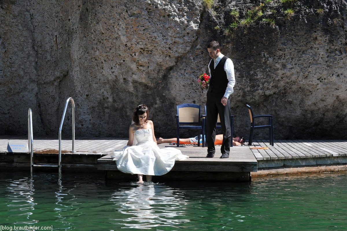 Der Hochzeitsfotograf beim