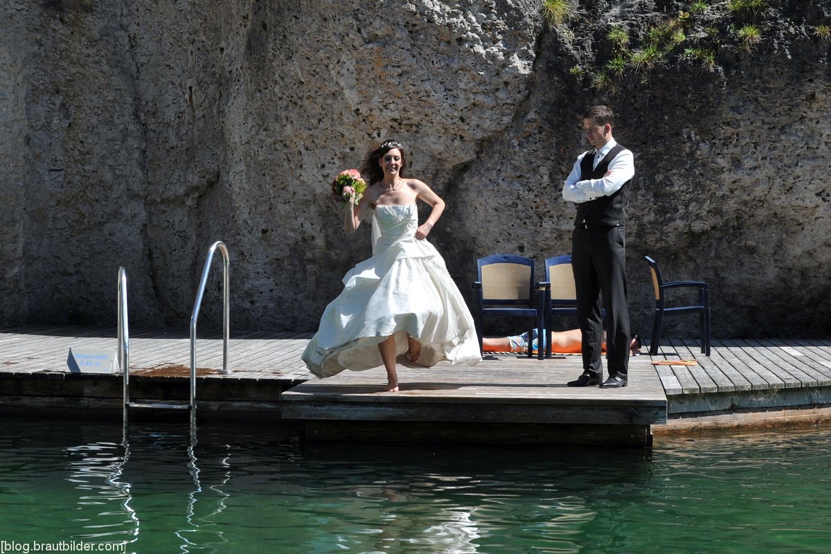 Der Hochzeitsfotograf beim