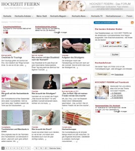 Hochzeit Feiern