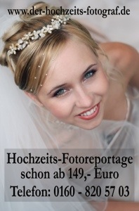 Hochzeitsfotograf Nürnberg, München, Wien, Zürich