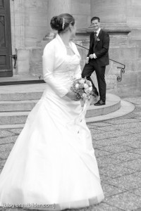 Hochzeitsfotos bei schlechtem Wetter - Hochzeitsfotograf Wiesenthau, Forchheim, Erlangen, St. Martin Kirche in Eggolsheim