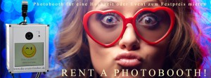 Fotobox Photobooth für eine Hochzeit günstig mieten.Rent a Photobooth: die-Event-Fotobox.de ab 199,- Euro pro Tag