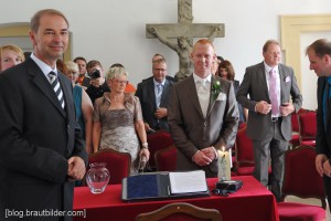 Hochzeitsfotograf Schloss Seehof in Memmelsdorf -Die standesamtliche Trauung im Schloss Seehof Memmelsdorf