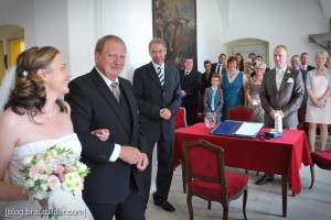 Hochzeitsfotograf Schloss Seehof in Memmelsdorf -Die standesamtliche Trauung im Schloss Seehof Memmelsdorf
