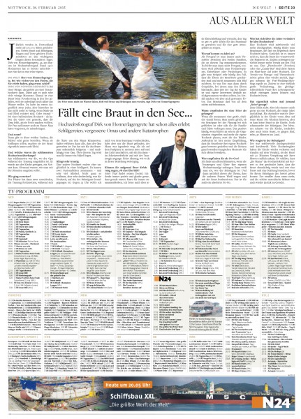Interview Die Welt - der Hochzeitsfotograf