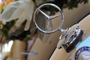 Hochzeitsfotograf Dorf am See Seehotel Niedernberg Adenauer Mercedes Hochzeitsauto