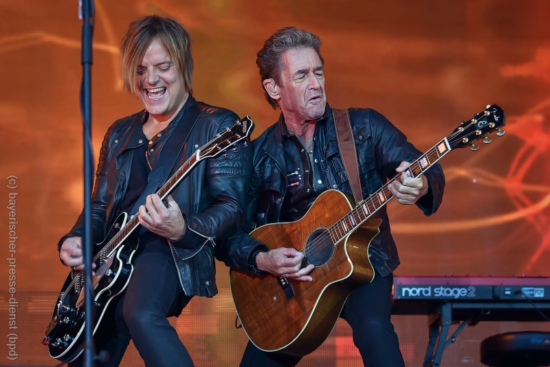 Peter Maffay und Band - Open Air in Forchheim, Tour 2015: Wenn das so ist - Konzertfotograf Bayern, bayerischer Presse Dienst
