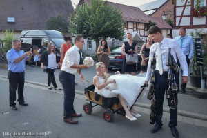 Hochzeitsfotograf Ehrenbürg Schlaifhausen - Brautentführung