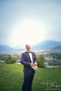 Der Hochzeitsfotograf in Italien am Gardasee.